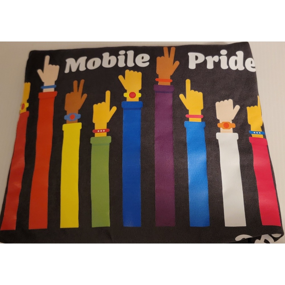Mobile Pride 2024 Port & Company Shirt XL & 2 Rainbow Trucker Hats Shell Health